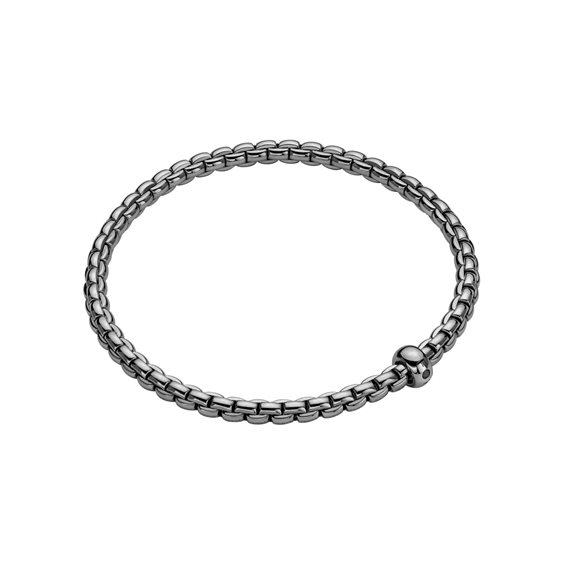 Bracciale Fope Uomo Eka in Oro Diamante Black 0.01 Ct 01M01BK_BN_K_X1X_00L - 01M01BK_BN_K_X1X_00L